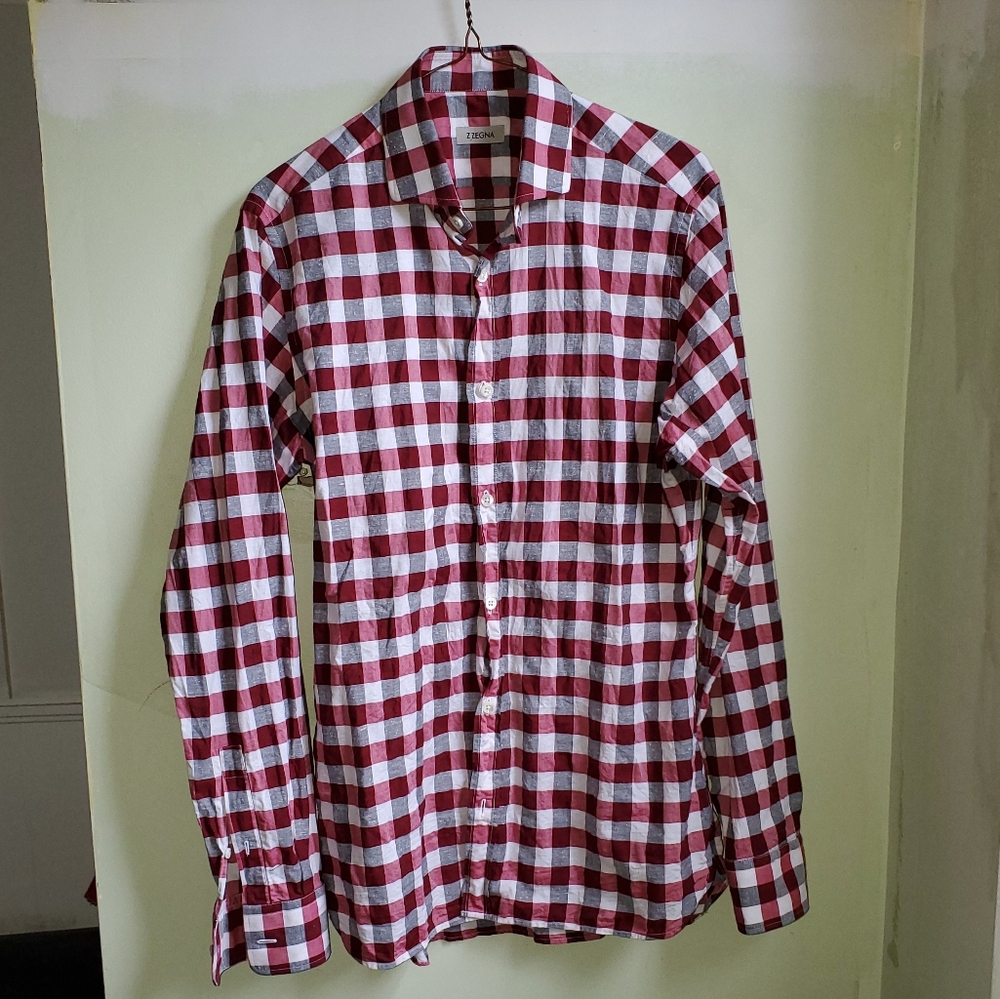 Z Zegna button up shirt